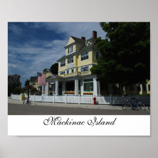 Hotel op Mackinac Island print