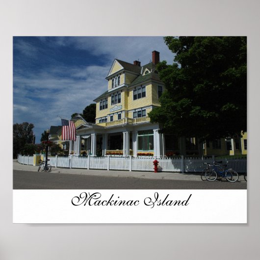 Hotel op Mackinac Island print (Voorkant)
