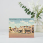  hotel op Santa Fe Trail, Nieuw-Mexico Briefkaart (Staand voorkant)