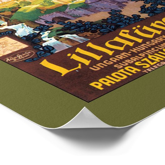 Hotel Palota Lillafured, Hongarije Poster (Hoek)