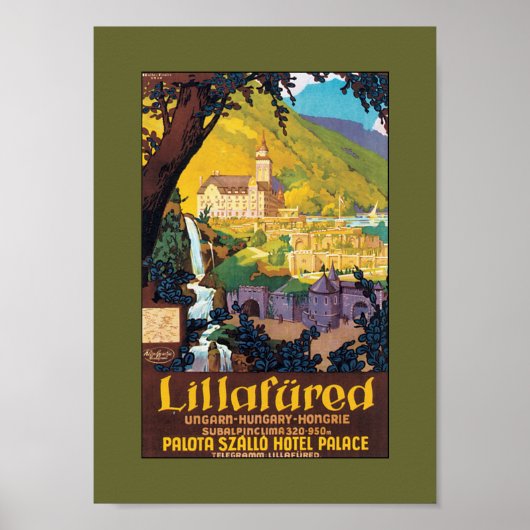 Hotel Palota Lillafured, Hongarije Poster (Voorkant)