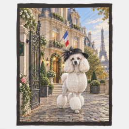 Hotel Parijs Poodle Fleece Deken