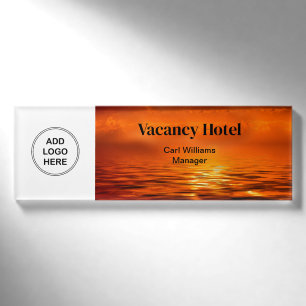 Hotel personeel Bulk Logo Design Naam Tags