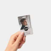 Hotel Personeelsfoto ID Logo Script Naam Badge (Handheld)
