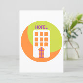 Hotel pictogram kaart