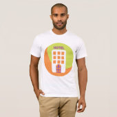 Hotel pictogram t-shirt (Voorkant volledig)
