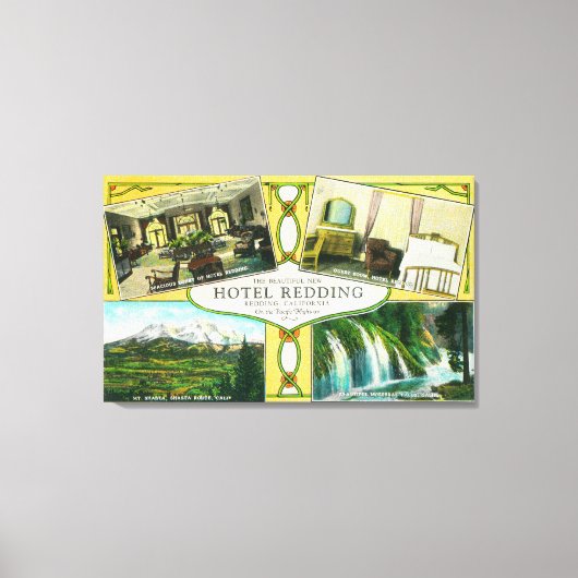 Hotel Redend Binnenlandse Uitzichten met Schildera Canvas Afdruk (Voorkant)