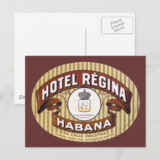 Hotel Regina Habana Cuba Briefkaart (Voorkant / Achterkant)