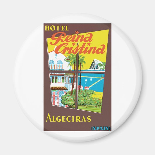 Hotel Reina Cristina ~ Algeciras Magneet (Voorkant)