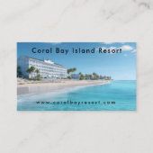 Hotel / Resort aan het strand Visitekaartje (Voorkant)