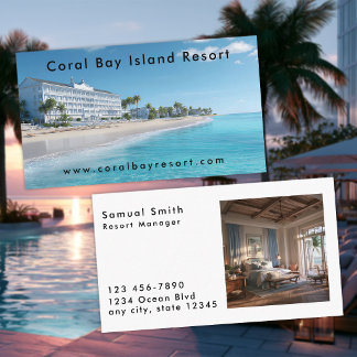 Hotel / Resort aan het strand Visitekaartje