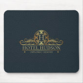 Hotel Resort Branding Luxury Monogrammed Muismat (Voorkant)