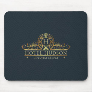 Hotel Resort Branding Luxury Monogrammed Muismat