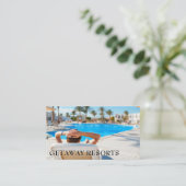 Hotel Resort | Poolzijde Visitekaartje (Staand voorkant)