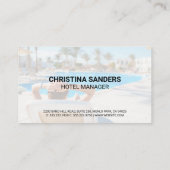 Hotel Resort | Poolzijde Visitekaartje (Achterkant)