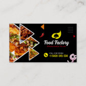 Hotel, Restaurant, Cafe, Eten Visitekaartje + Logo (Voorkant)