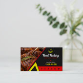 Hotel, Restaurant, Cafe, Eten Visitekaartje + Logo (Staand voorkant)