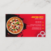 Hotel, Restaurant, Cafe, Eten Visitekaartje +Logo (Achterkant)