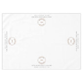 Hotel Restaurant Naam Bon Appetite White Tafelkleed (Voorkant (Horizontaal))