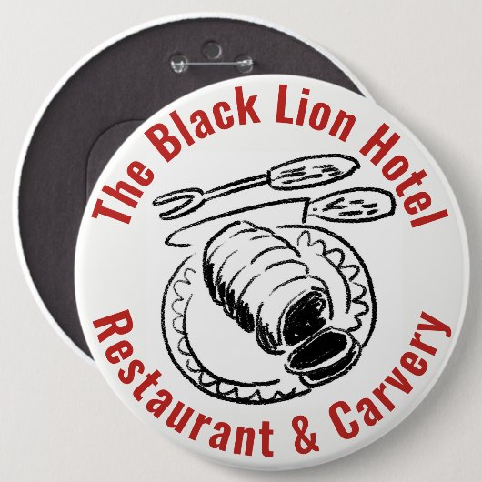 Hotel Restaurant of Carvery Button Badge (Voorkant /achterkant)