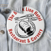 Hotel Restaurant of Carvery Button Badge (In situ)