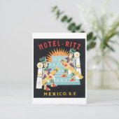 Hotel Ritz Mexico, D.F. Briefkaart (Staand voorkant)