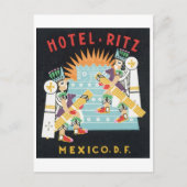 Hotel Ritz Mexico, D.F. Briefkaart (Voorkant)