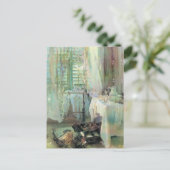 Hotel Room door John Singer Sargent Briefkaart (Staand voorkant)