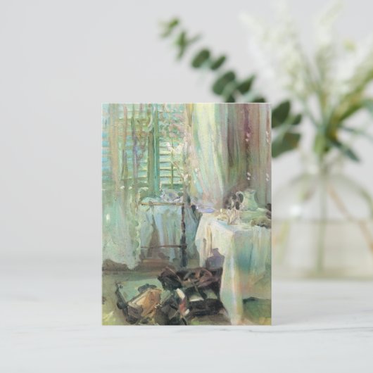 Hotel Room door John Singer Sargent Briefkaart (Staand voorkant)