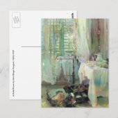 Hotel Room door John Singer Sargent Briefkaart (Voorkant / Achterkant)