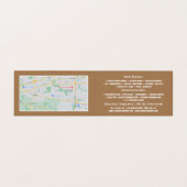 Hotel Room, Hotel Accommodatie Gedetailleerd Visitekaartje (Binnenkant ongevouwen)