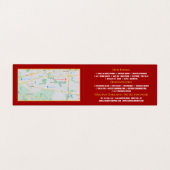 Hotel Room, Hotel Accommodatie Gedetailleerd Visitekaartje (Binnenkant ongevouwen)