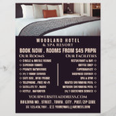 Hotel Room, Hotel Accommodation Adverteren Flyer (Voorkant)