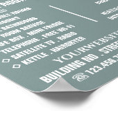 Hotel Room, Hotel Accommodation Adverteren Poster (Hoek)