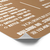 Hotel Room, Hotel Accommodation Adverteren Poster (Hoek)