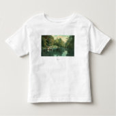 Hotel Rowardennan Guests Boating on Lake Kinder Shirts (Voorkant)