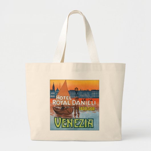 Hotel Royal Danieli Venezia Grote Tote Bag (Voorkant)