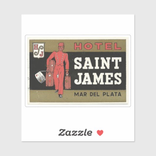 Hotel Saint James Mar Del Plata Sticker (Vel)