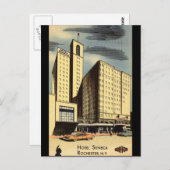 Hotel Seneca, Rochester NY Vintage Briefkaart (Voorkant / Achterkant)