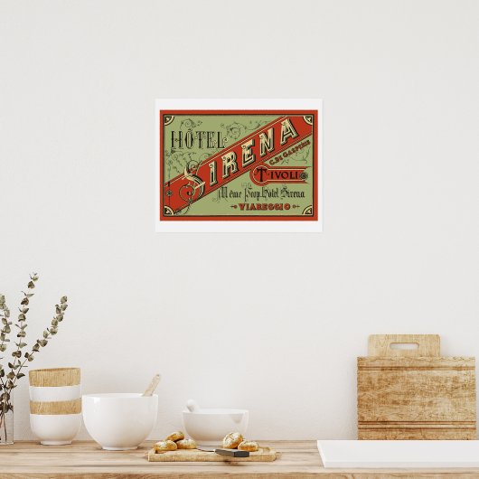 Hotel Sirena (Tivoli - Italië) Poster (Keuken)