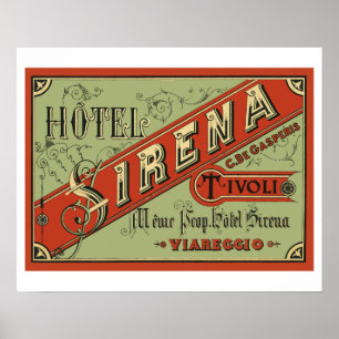 Hotel Sirena (Tivoli - Italië) Poster