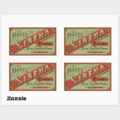 Hotel Sirena (Tivoli - Italië) Rechthoekige Sticker (Vel)