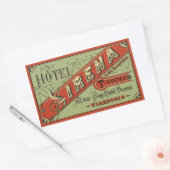 Hotel Sirena (Tivoli - Italië) Rechthoekige Sticker (Envelop)