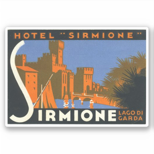Hotel Sirmion Lago Di Garda Sticker (Voorkant)