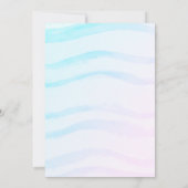 Hotel slumber poolpartij uitnodiging (Achterkant)