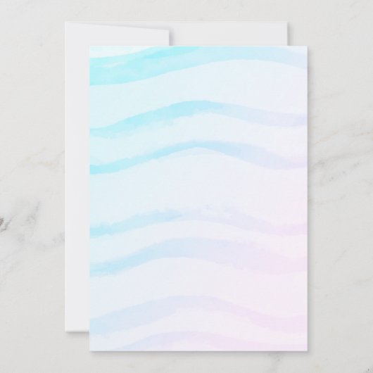 Hotel slumber poolpartij uitnodiging (Achterkant)