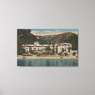 Hotel St. Catherine in Santa Catalina, Californi Canvas Afdruk