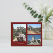 Hotel, stadhuis en Bridge Pasadena Foto Briefkaart (Staand voorkant)