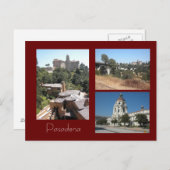 Hotel, stadhuis en Bridge Pasadena Foto Briefkaart (Voorkant / Achterkant)