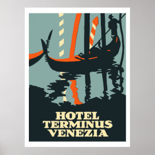 Hotel Terminus Venezia (Italië) Poster